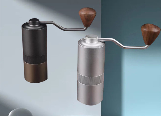 Draagbare Espresso 6 van de Handkoffiemolen 35g Malende Graadaanpassing