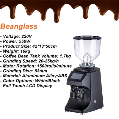 Intelligente Commerciële Koffie Bean Grinder Espresso Coffee Grinder