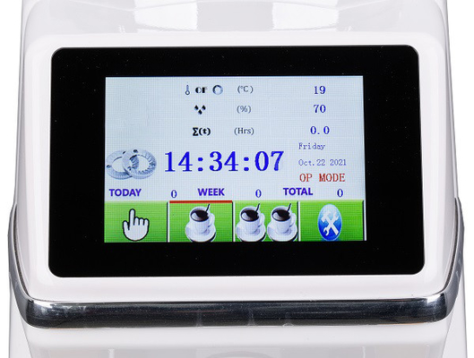 De professionele Italiaanse Commerciële Vertoning van Burr Coffee Grinder Full Touch LCD