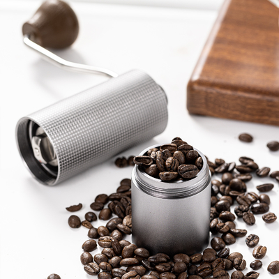 Draagbare Reizen Mini Huishoudelijke Klassieke Metalen Hout Hand Koffiemolen Accessoires Set