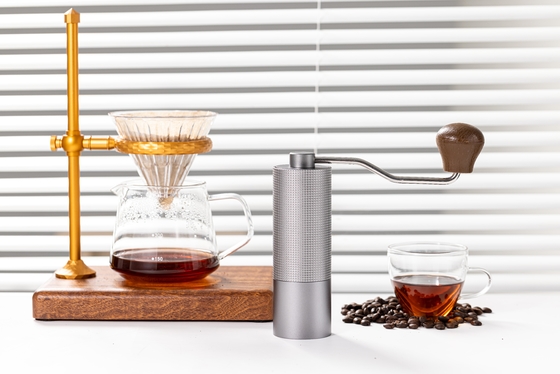 Comercial Handmatige Handmolen Verstelbare Instelling Burr Koffiemolen