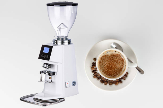 Semi Auto Vlak Burr Doserless Coffee Grinder Aluminium-Lichaam voor Huishouden