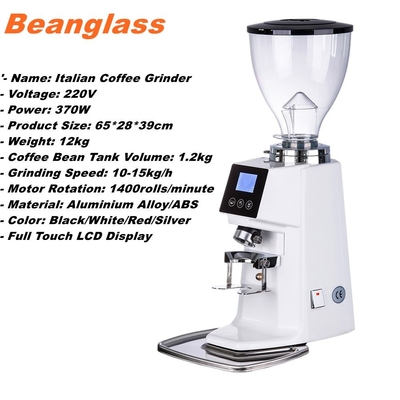 Touch screen Elektrisch Automatisch Burr Coffee Grinder 50Hz 60Hz