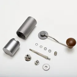 Draagbare Industriële Commerciële Handkoffie Bean Grinder Machine Stainless Steel