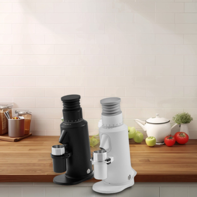 Op maat gemaakte spanning 64mm Flat Burr Espresso Bean Grinder 120g Capaciteit