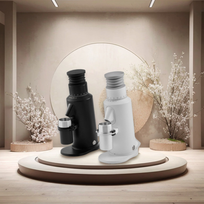 250W elektrische 64mm Flat Burr Grinder Zwart / Wit / Op maat gemaakt