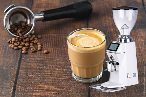 Hoog vermogen 370W espresso molen met koffiepoedercontainer