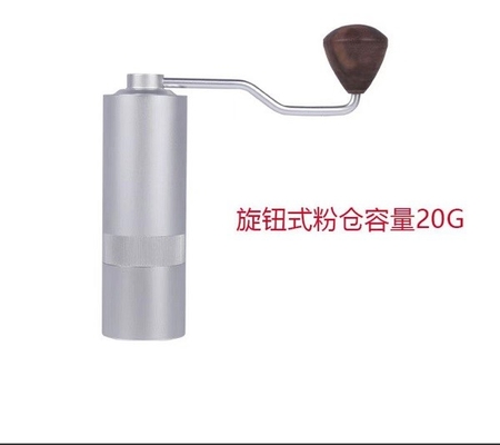 38mm Conische Burr Midden Handmatige Espresso Koffiemolen Met Walnoot Handvat