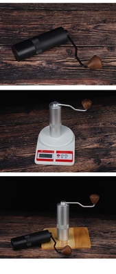 38mm Conische Burr Midden Handmatige Espresso Koffiemolen Met Walnoot Handvat